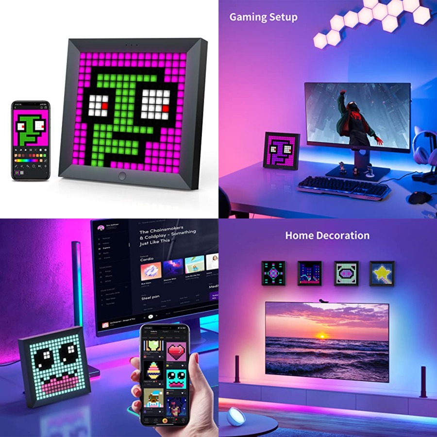 Pc Gaming Rgb - Panel pikselowy LED do wyświetlania świateł,