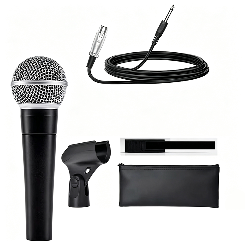 Pc Gaming Live Streaming - Profesjonalny dynamiczny mikrofon przewodowy do karaoke,