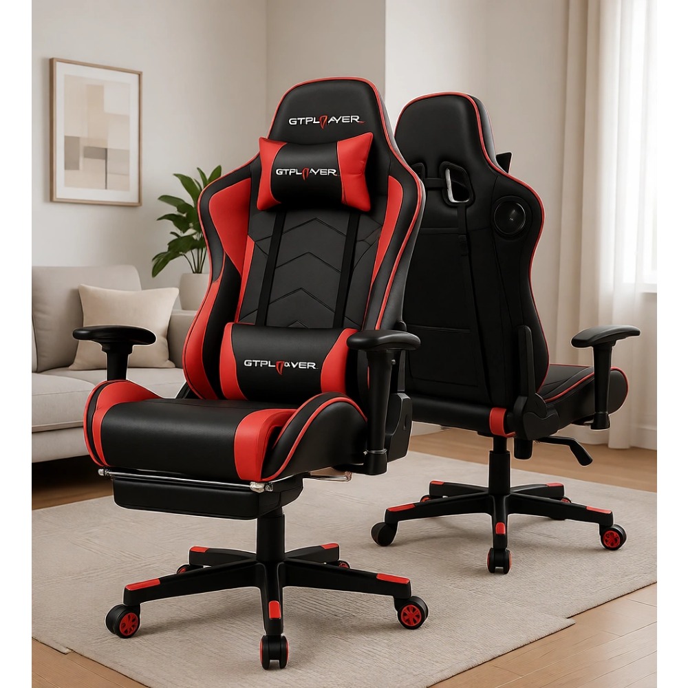 Gaming Speaker - Ergonomiczne krzesło gamingowe z głośnikami Bluetooth,