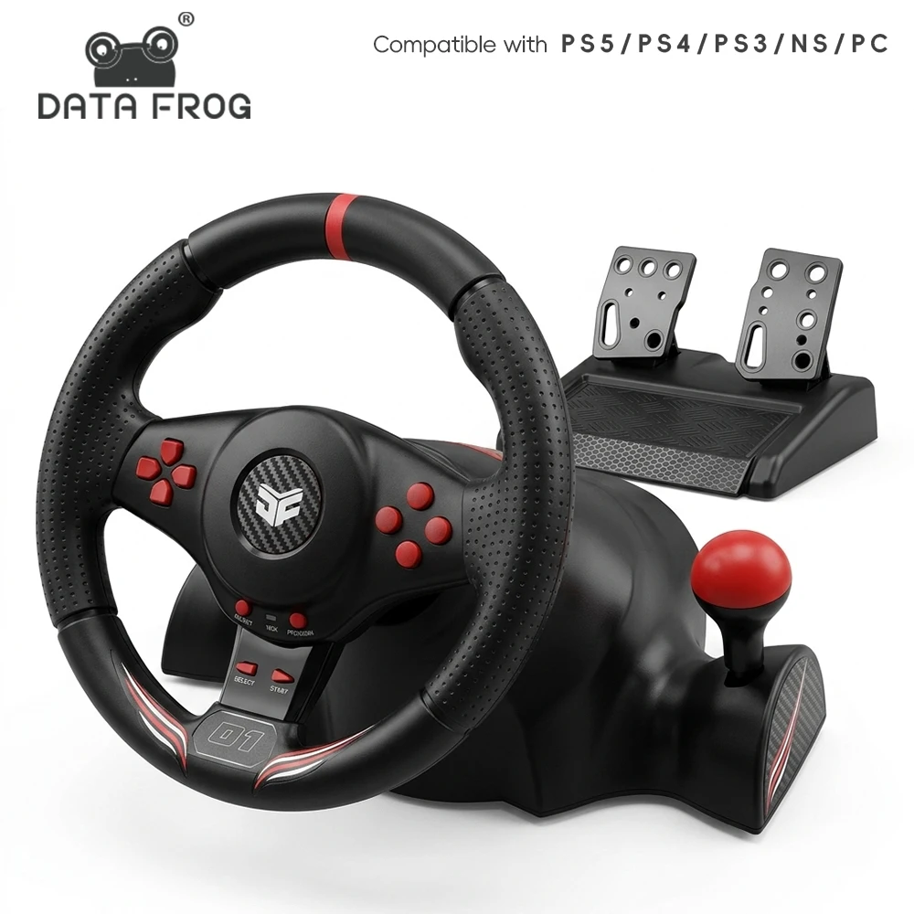 Pc Gaming Ps5 - Data Frog 270-stopniowy kierownica wyścigowa z