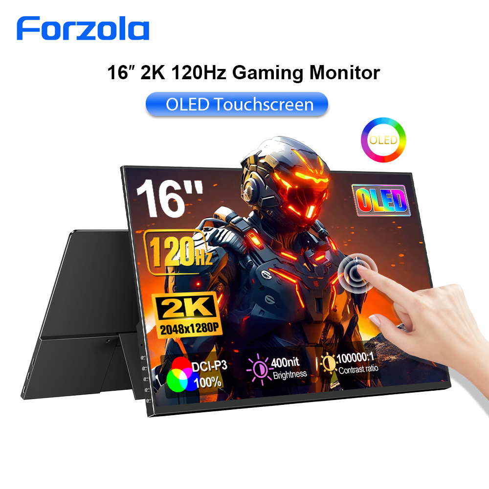 Pc Gaming Second - Monitor dotykowy FORZOLA 2K OLED 16