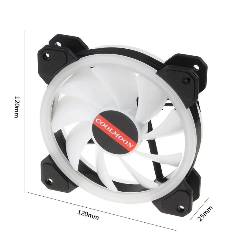 Wentylator PC 120mm RGB Cichy  – Pc Gaming Rgb recenzja i cena