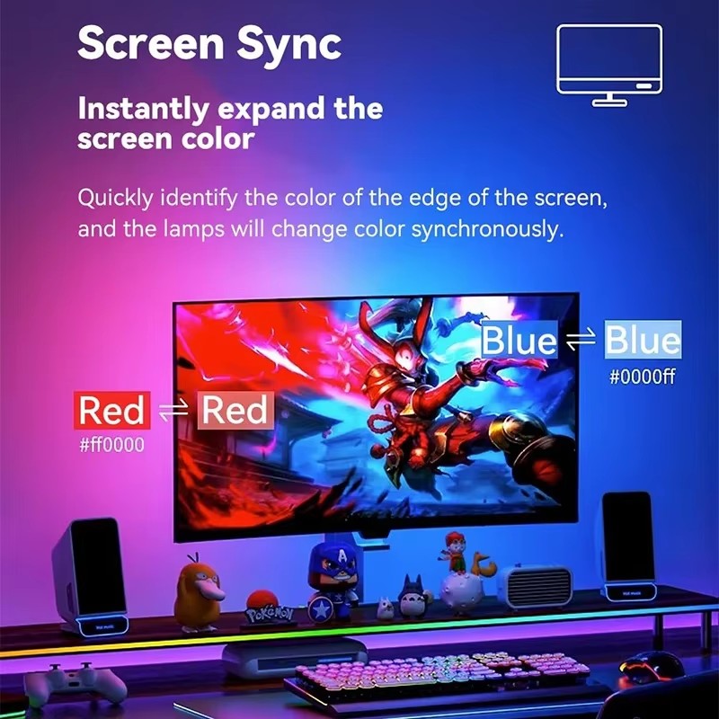 Pasek LED RGB do gier, podświe – Pc Gaming Rgb recenzja i cena