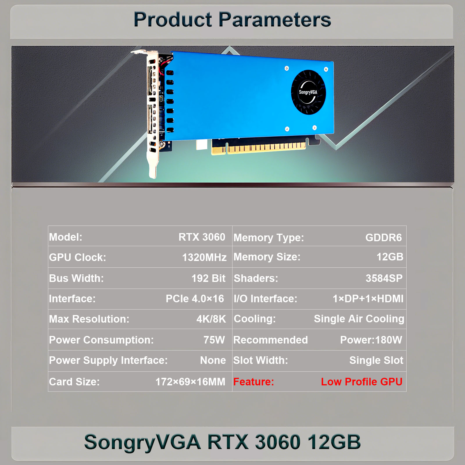 Karta graficzna SongryVGA RTX  – Pc Gaming Nvidia 3060 recenzja i cena