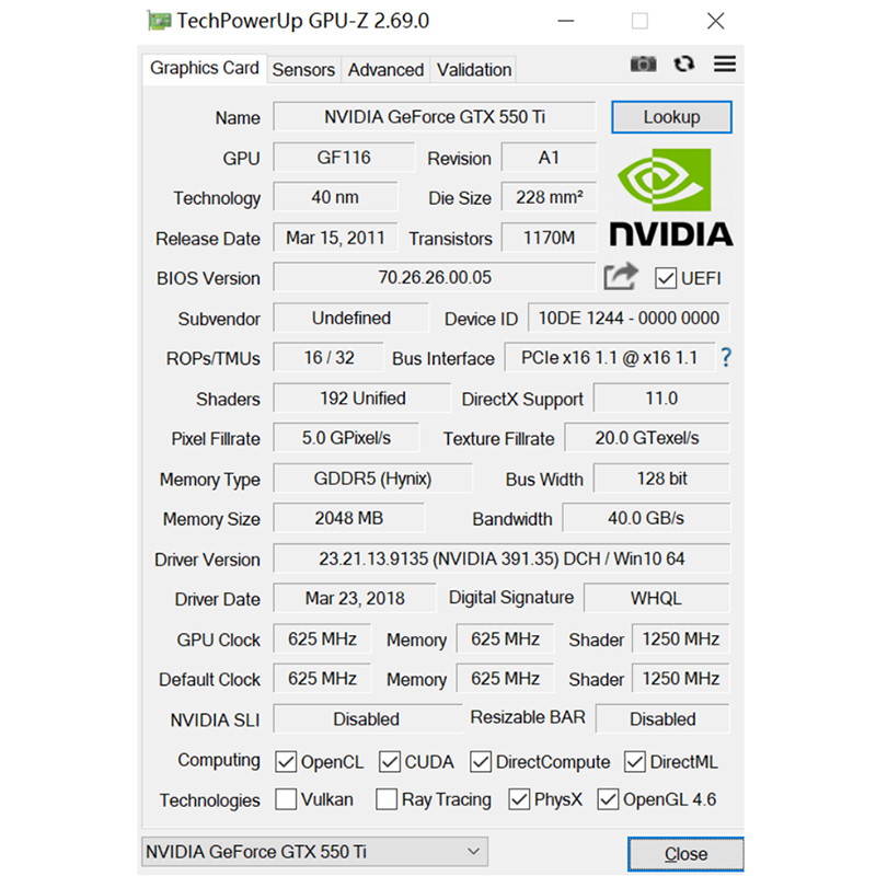 Karta graficzna SOYO GTX 550TI – Pc Gaming Nvidia recenzja i cena