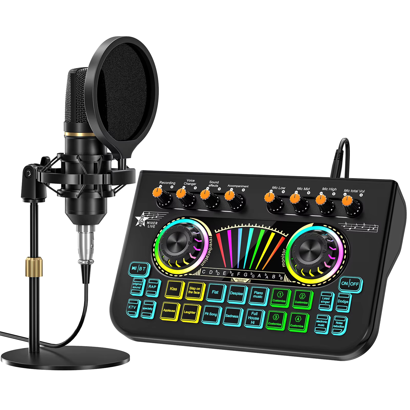 Zestaw mikrofonowy Tenlamp X3  – Pc Gaming Live Streaming recenzja i cena