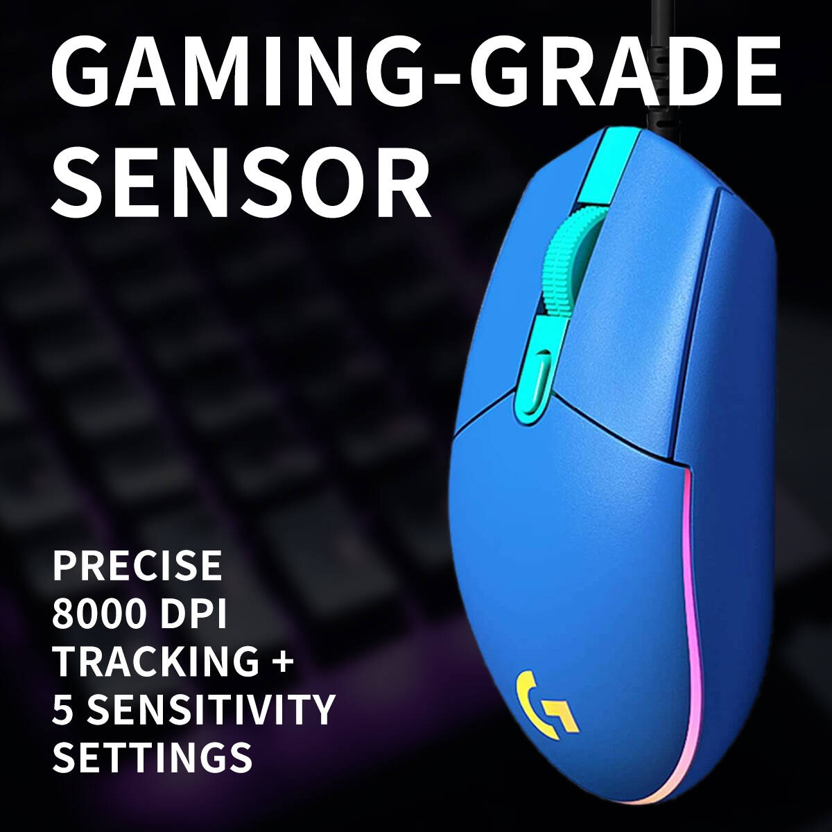 Przewodowa mysz gamingowa Logi – Logitech Mouse G203 recenzja i cena