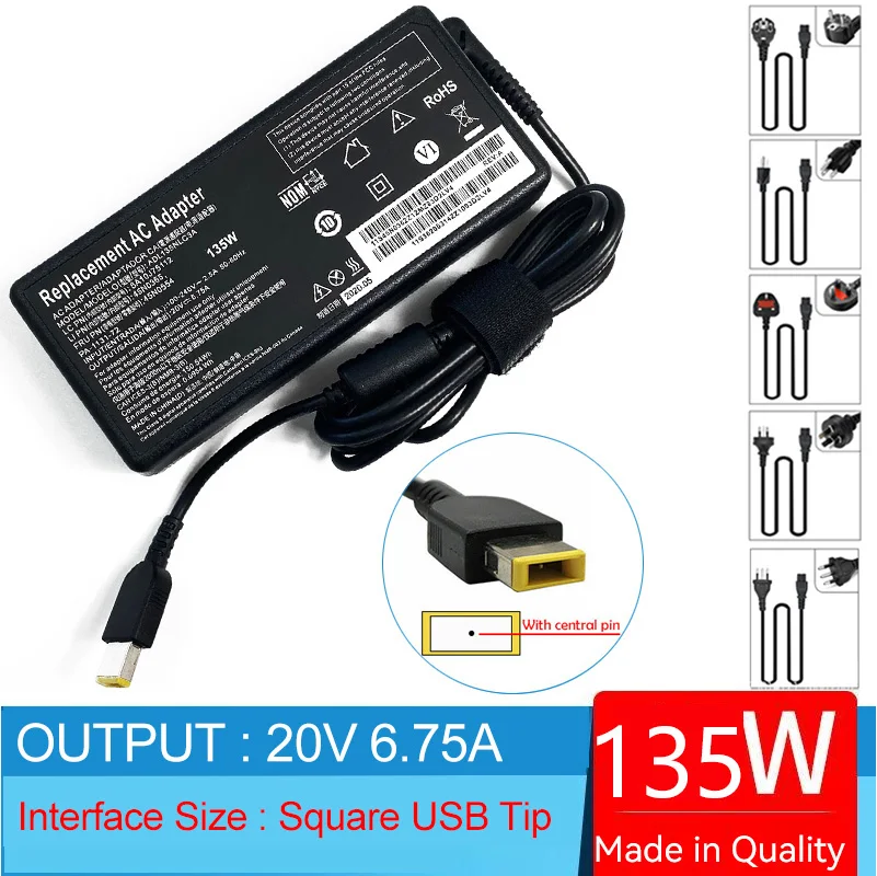 20V 6.75A 135W Laptop Ac Adapt – Pc Gaming Lenovo recenzja i cena